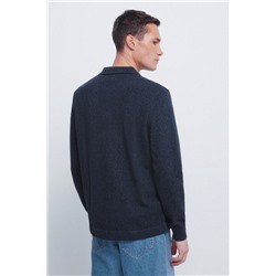 Jersey cuello polo botones