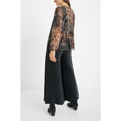 Camiseta evasé boho