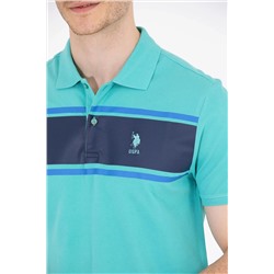 Erkek Mint Polo Yaka Tişört