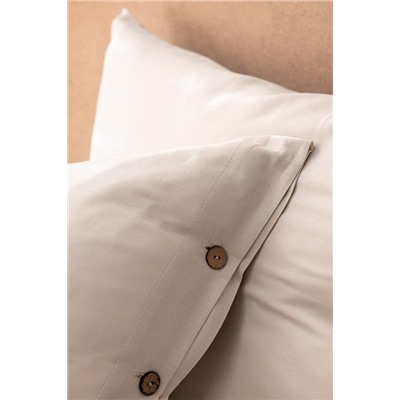 Songe King Size %100 Pamuk Chambre Nevresim Takımı - Taş