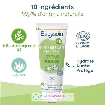 Babysoin Crème Hydratante - Corps & Visage 200ml