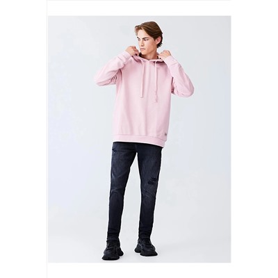 LtbKapüşonlu Lila Sweatshırt