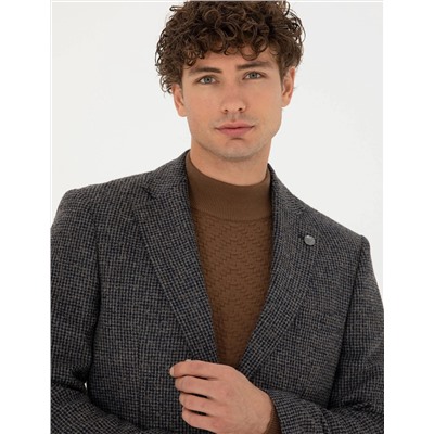 Lacivert Slim Fit Ceket