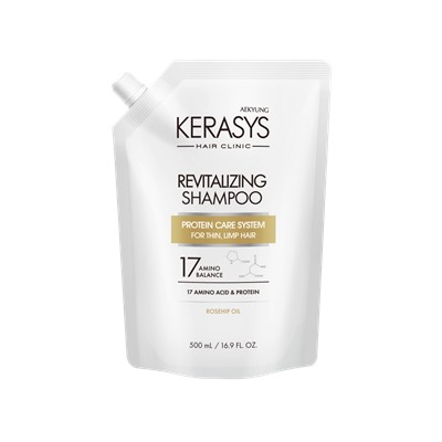 [KERASYS] Шампунь для волос ОЗДОРАВЛИВАЮЩИЙ Revitalizing Shampoo (запасной блок), 500 мл