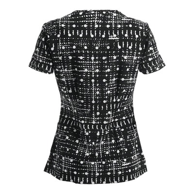 Dickies Xtreme STRETCH Scrubs Dot It All Print Top