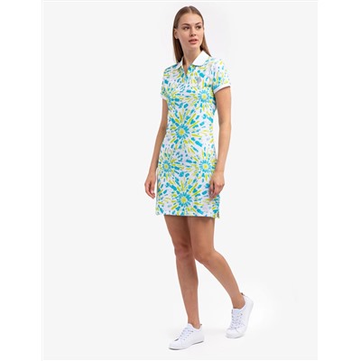 TIE DYE POLO DRESS