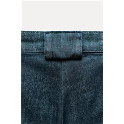 ZW COLLECTION WIDE-LEG MID-RISE JEANS