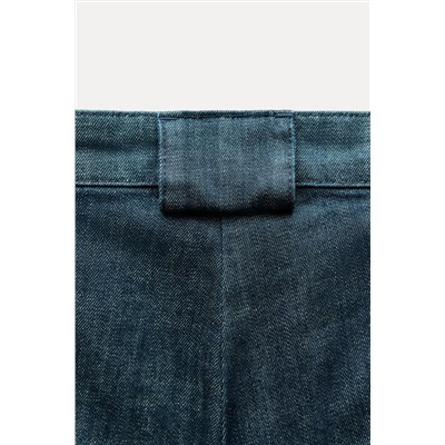 ZW COLLECTION WIDE-LEG MID-RISE JEANS