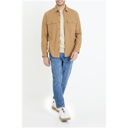 Jersey regular fit - Beige