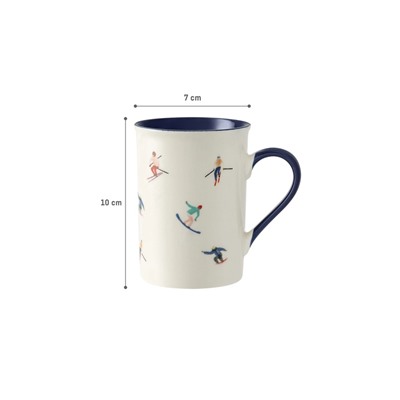Reve Emilo Kupa - Beyaz/Mavi - 280 ml