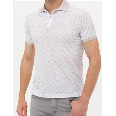 Ekru Slim Fit Polo Yaka Tişört