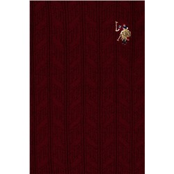Erkek Çocuk Bordo Basic Bisiklet Yaka Kazak
