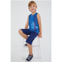 Erkek Çocuk Kobalt Mavi Pijama Takımı