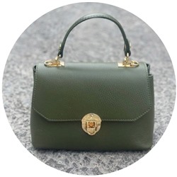 Ab.Zapatos PELLE Zara (760) ХАКИ