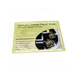 Маска дли лица коллагеновая с  углем  для проблемной кожи  60 грамм / Collagen Crystal Facial Mask  Volcano (Black) 60 gr