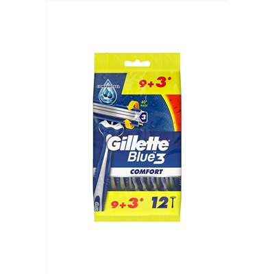Gillette, 3 Comfort Kullan At Tıraş Bıçağı 9+3 12lı