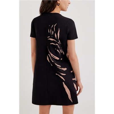 Vestido camisetero guepardo