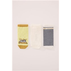Pack 3 calcetines cortos Garfield