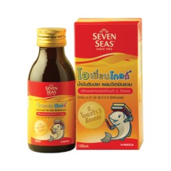 Масло (жир) печени трески Seven Seas Ocean Gold 100 ml / Seven Seas Ocean Gold Cod Liver Oil with Multivitamin 100 ml