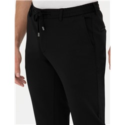Siyah Ekstra Slim Fit Kumaş Pantolon