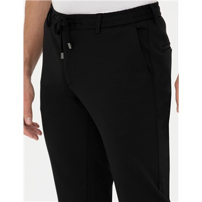 Siyah Ekstra Slim Fit Kumaş Pantolon