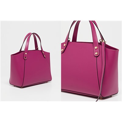 Bolso de piel Parl Fucsia