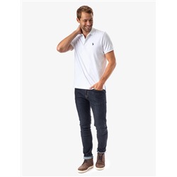 SOLID INTERLOCK POLO SHIRT