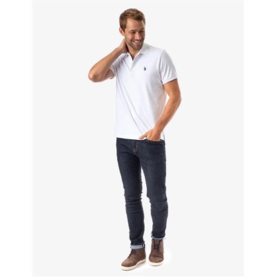 SOLID INTERLOCK POLO SHIRT