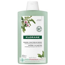 Klorane Amande - Douceur - Shampoing Gainant 400ml