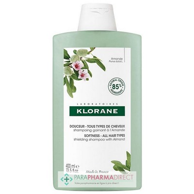 Klorane Amande - Douceur - Shampoing Gainant 400ml
