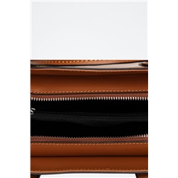 Bolso de piel Fara Camel