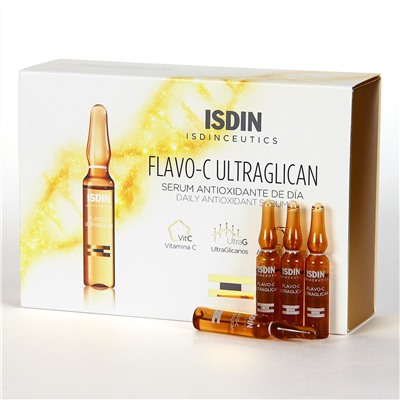Isdinceutics Flavo-C Ultraglican 30 ampollas