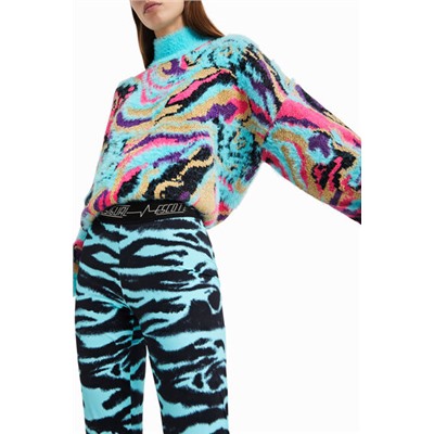 Legging slim animal print