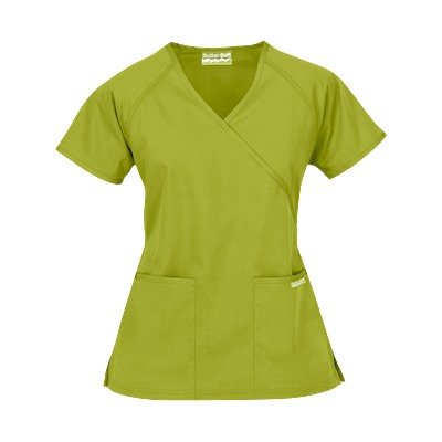 Butter-Soft Scrubs by UA™ Solid Mock Wrap Top