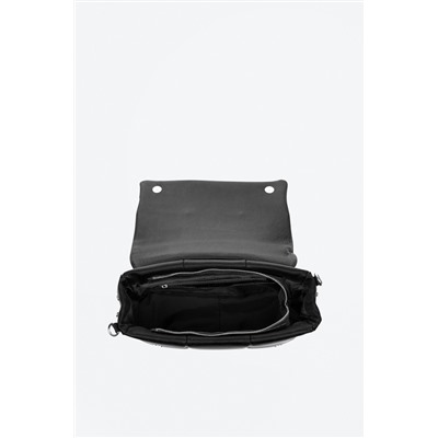 Bandolera de piel Negro