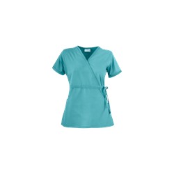 Butter-Soft Scrubs by UA™ Women's Solid Mock Wrap Top with Side Tie