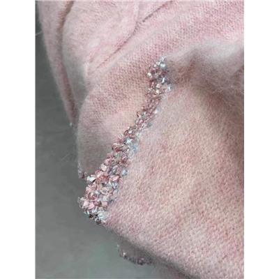 Очень красивый легкий женский пуловер из смесовой шерсти