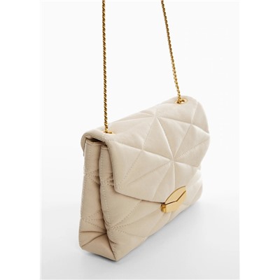 Bolso acolchado solapa