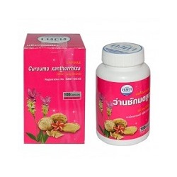 Куркума яванская - источник женского здоровья 100 капсул / Kongka Curcuma Xanthorrhiza 100 capsules