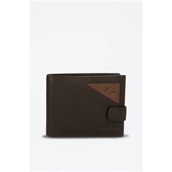 Cartera de piel Striking Marrón