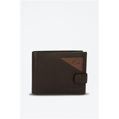 Cartera de piel Striking Marrón