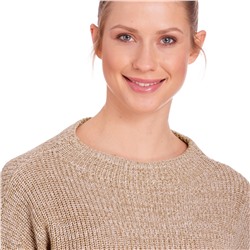 Damen Strickpullover mit Stehkragen