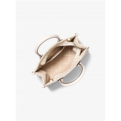 Mirella Small Metallic Logo Jacquard Crossbody Bag