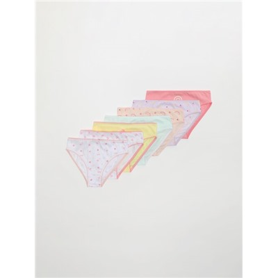 PACK OF 7 PAIRS OF PRINTED CLASSIC BRIEFS