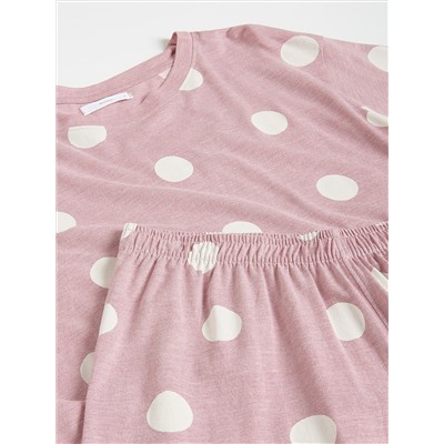 Pyjama-Set mit Punkten