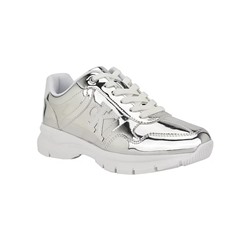 Calvin Klein Women's Caius Round Toe Lace-Up Casual Sneakers