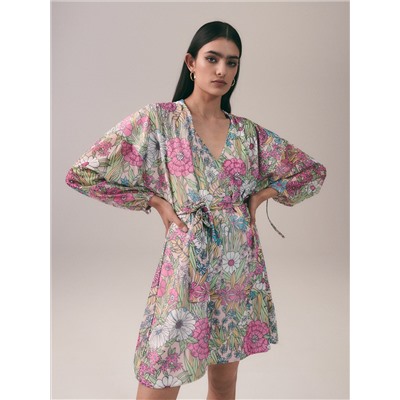 Kleid im Kimono-Schnitt