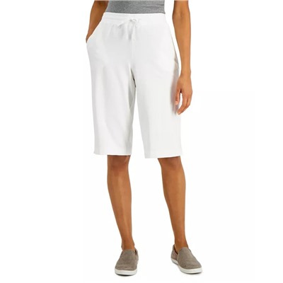Karen Scott Knit Skimmer Shorts, Created for Macy's