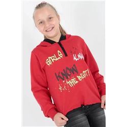 AHENGİM Kids Ak722407 Kız Always Baskılı Kapş.sweat 1-2-10001038