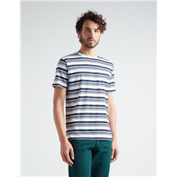 Striped T-shirt, Men, Multicolour